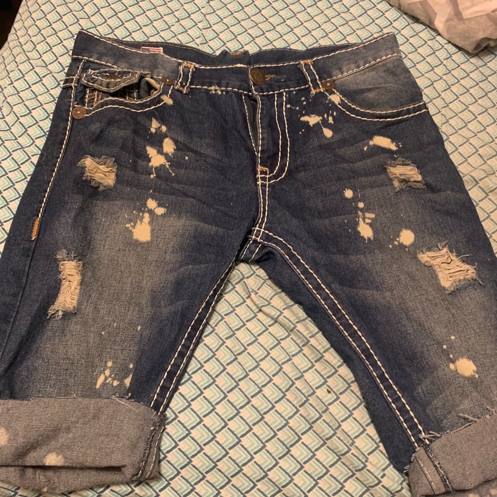 True Religion jean shorts